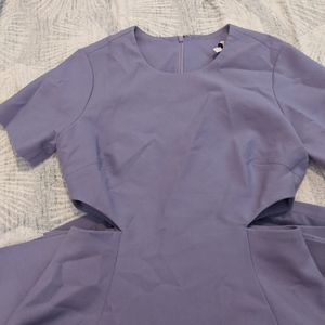 Elizabeth James flared cut out dress